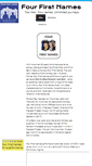 Mobile Screenshot of fourfirstnames.com